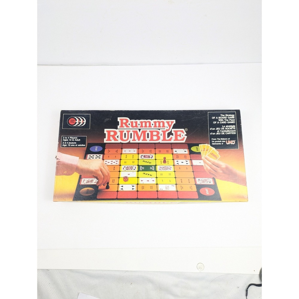 Rummy Rumble Board Game Complete‎ Uno International Family Game